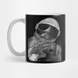 Exploring an Exo Planet Astronaut Space Art Mug